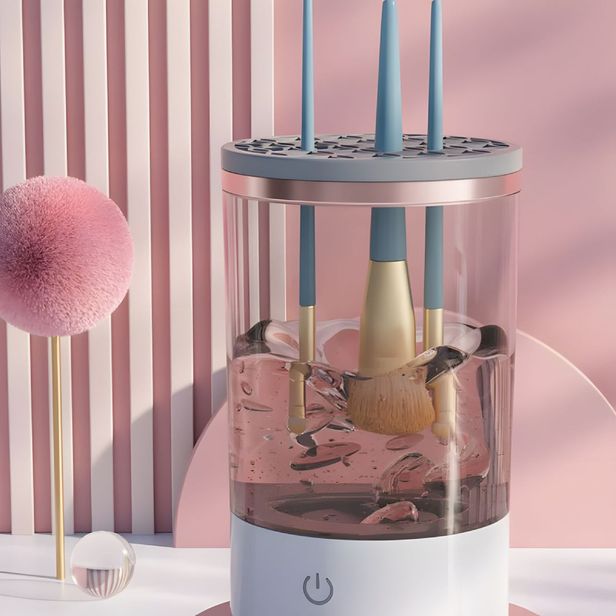 Automatic Makeup Brush Cleaner
